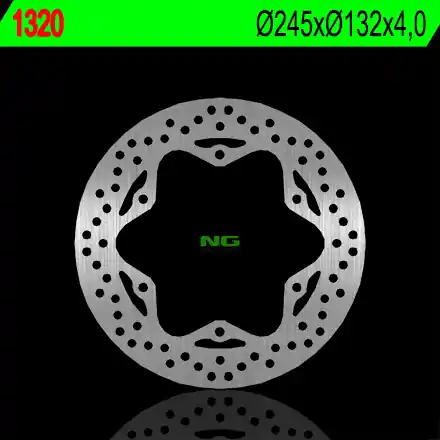 NG přední brzdový kotouč YAMAHA YBR 125 05-06 (245X132X4) (6X8,5mm) Aktuální
