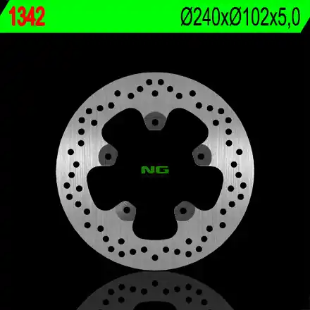 NG brzdový kotouč zadní APRILIA 1200 CAPONORD 13-15, doRSODURO 1200 11-14, PIAGGIO BEYERLY 300/350 11-15 (240X102X5) (5X8,5mm) Horká Nabídka