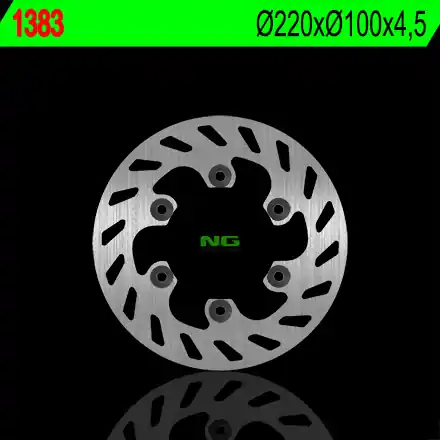 Nová Kolekce NG brzdový kotouč zadní KAWASAKI KLX 300 R 97-07 (220X100X4,5) (6X10,5mm)