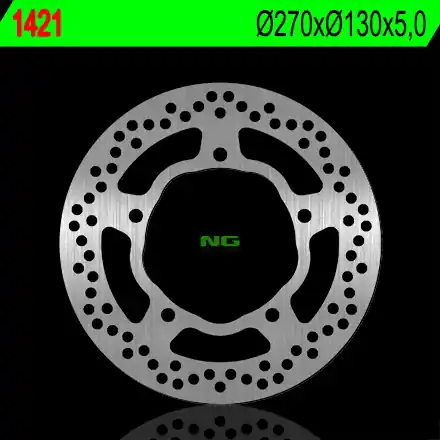 Zlevněný NG brzdový kotouč zadní KAWASAKI VN 900 CUSTOM 06-09 (270X130X5) (5X10,5mm)