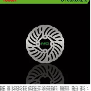 NG brzdový kotouč zadní BETA EVO 125/200/250/290/300 09-17 (160mm) WAVE Akce