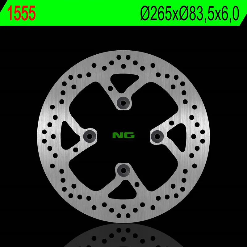 NG brzdový kotouč zadní DUCATI DIAVEL 1200 11-22 MULTIstrada 1200/1262 15-22, XDIAVEL 1262 15-22 (265X83,50X6,0mm) (4X10mm) Jen Po Omezenou Doba