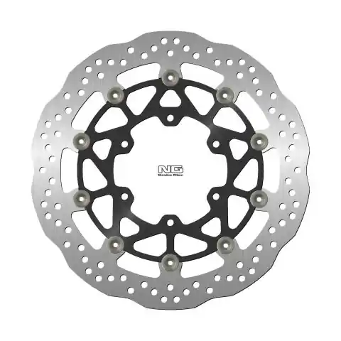 Záruka V Ceně NG přední brzdový kotouč SUZUKI GSXR ABS 1000 17-19 (320X102X5,0mm) (6X8,5mm) WAVE plovoucí (prostředek hliníkový)