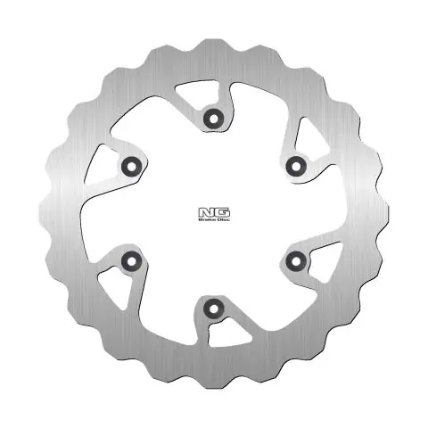 NG brzdový kotouč zadní YAMAHA WR250/450 19-21, YZ125/250/450 18-21 (245X115X4mm) (6X6,5mm) WAVE Ruční Výroba