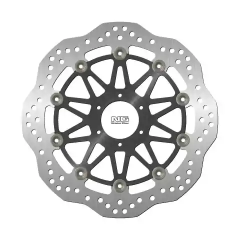 NG přední brzdový kotouč HONDA CBR600 95-98, CBR900/929 93-97 (296X58X4mm) (6X6,5mm) WAVE plovoucí (prostředek hliníkový) Přímo Od Výrobce
