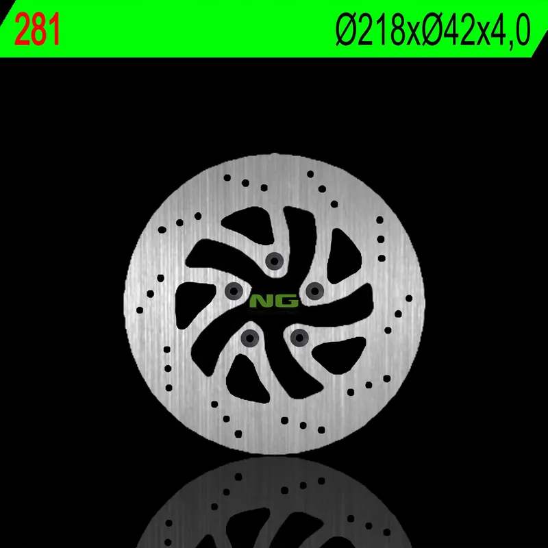 Kup Teď NG přední brzdový kotouč ITALJET JACKPOT 125 01, JUPITER 125 02, MILLENIUM 125 00-02 (5X6,5mm)