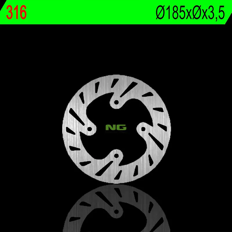 NG přední brzdový kotouč BETA REV REV3 125/200/250 99-02 (185X3,5mm) (4X10,5mm) Vrácení Zdarma