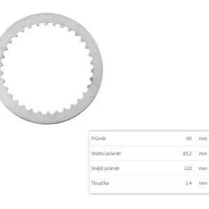 Vysoce Kvalitní Spojkové plechy TRW Lucas KAWASAKI KX 85 (malá kola) rok 01-15