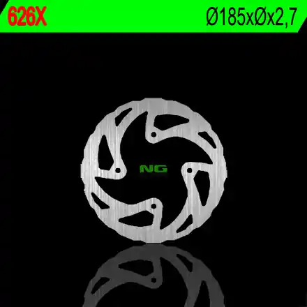 Značkový NG přední brzdový kotouč BETA 125/200/250/270/300 TRIAL (185X2,7mm)(4X10,0mm) WAVE