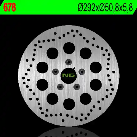 NG brzdový kotouč zadní HARLEY DAVIDSON 883 84-98, 1340 84-98 (292X50,8X5,8) (5X8,5mm) Nejprodávanější