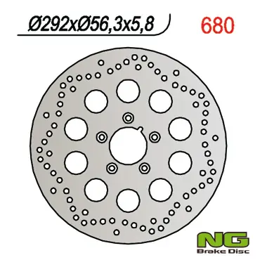 NG brzdový kotouč zadní HARLEY-DAVIDSON Nízká Cena