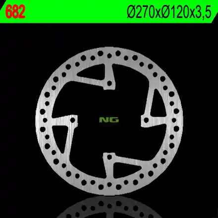 NG přední brzdový kotouč SHERCO 250/300/450/510 (270X120X3,5) (4X10,5mm) Cenově Výhodný