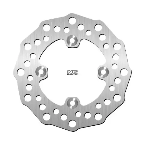 NG brzdový kotouč zadní YAMAHA YZ 65 18-23, YZ 80 93-01, YZ 85 93-23 (190X84X3mm) (4X6,5mm) WAVE Ruční Výroba