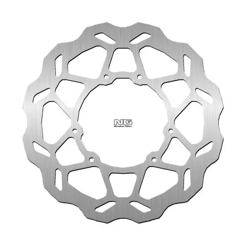 Ověřený NG přední brzdový kotouč DERBI 50/125, SHERCO 50/125/290 (260X108X3,5mm) (6X6,5mm) WAVE - nahrazuje NG193X