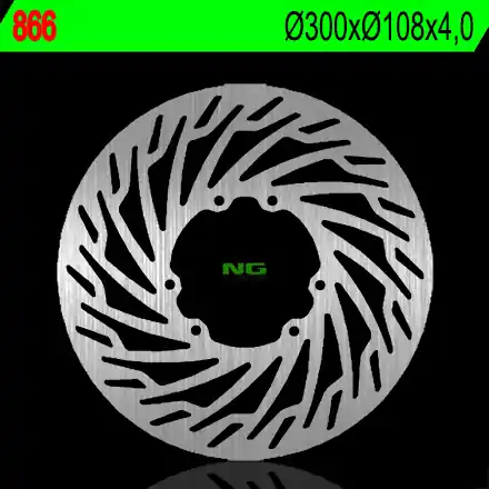 NG přední brzdový kotouč DERBI 50/125 MOTO (300X108X4) (6X6,5mm) Jen Po Omezenou Doba