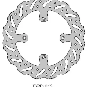 Novinka DELTA BRAKING přední brzdový kotouč KAWASAKI KX 125 89-02, KX 250 89-02, WAVE (250X100X3mm) (4X6,5mm) (NG1761,NG137)