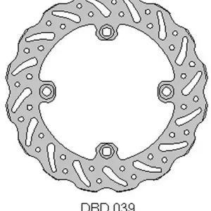 DELTA BRAKING brzdový kotouč zadní HUSQUARNA CR/WR 125 00-13, TR/TC/WR 250 00-13, TE/TC 450/510/610 05-10, WAVE (220X112X4mm) (4X10mm) (NG263) Omezená Nabídka