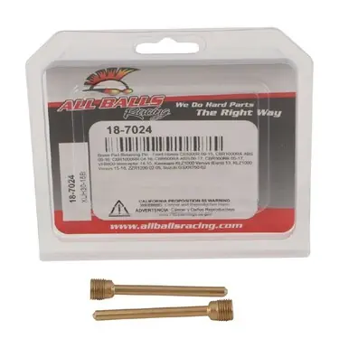 ALL BALLS čepy brzdových destiček přední HONDA CBR1000RR 09-16, CBR600RR 05-16, CB1000R 09-15, VFR800 14-15, KAWASAKI, SUZUKI Luxusní