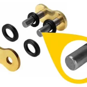 REGINA nýtovací spojka řetězu 520RX3 (19/135RX3) (barva zlatá) Hromadná Objednávka