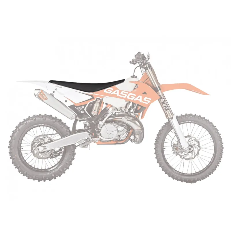 Oblíbený BLACKBIRD potah sedla GAS GAS EC 250/300 18-20 PYRAMID barva černá