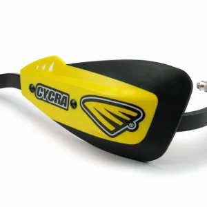 Limitovaná Edice CYCRA kryty páček (HANDBARY - alu výstuha) s upevněním (28,6mm - upevnění 1CYC-1156-12 v sadě) model sérieS ONE barva žlutá