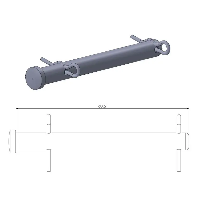 MOTO-MASTER čep brzdových destiček zadní KTM 125/530 09-19, HUSQVARNA 125/350 14-19, HUSABERG 125/570 09-14 Moderní