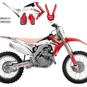 Nakupujte Hned BLACKBIRD sada samolepek (dýhy) HONDA CRF 250R 14-17, CRF 450R 13-16 LINEAR