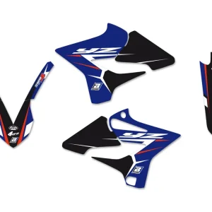 Nízká Cena BLACKBIRD sada samolepek (dýhy) YAMAHA YZ 125/250 22-24 DREAM 4 barva světle modrá černá
