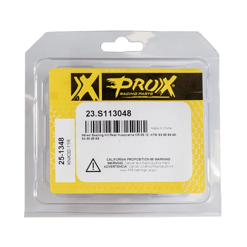 PROX ložiska zadního kola s těsnícími prvky KTM SX 60 97-99 Ruční Výroba