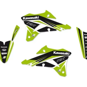 Nízká Cena BLACKBIRD sada samolepek (dýhy) KAWASAKI KX 85 22-23 DREAM 4 barva zelená černá