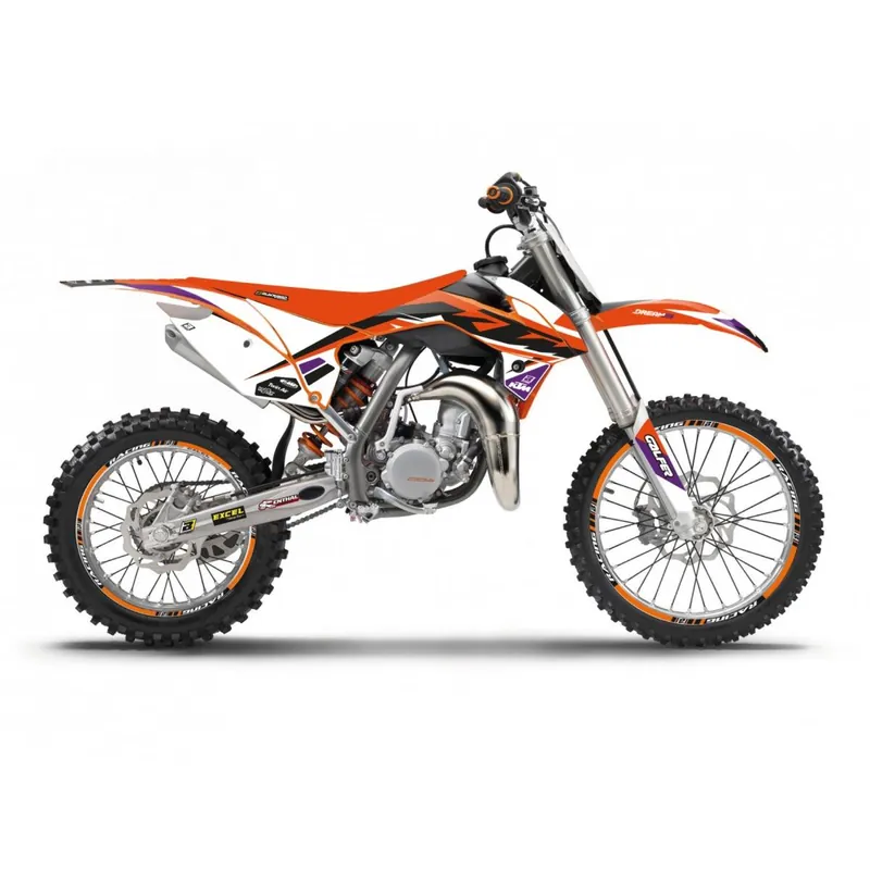 Poslední Šance BLACKBIRD sada samolepek (dýhy) KTM SX 85 13-17 DREAM 5 barva oranžová černá