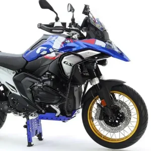 CROSSPRO hliníkové kryty motoru a chladiče (pasuje na původní desku motoru) BMW R 1300 GS, R 1300 GS TRIPLE BLACK, R 1300 GS TROPHY 23-24 barva černá Nejlepší Volba