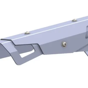 Celosvětová Doprava CROSSPRO kryt řetězu YAMAHA XTZ 690 TENERE 700/WORLD RAID/RALLY EDITION 19-25 barva stříbrná/černá