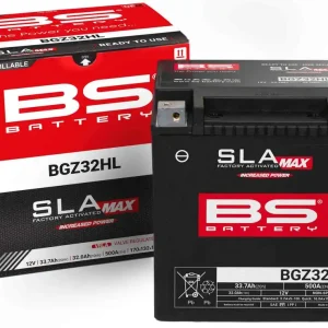 Luxusní BS akumulátor BGZ32HL MAX (FA) (YTX30L,YTX30HL,YTX30L-BS, YB30L-B) 12V 32AH 170X132X175 bezúdržbový - (zvýšený rozběhový proud) (500A) (HARLEY-DAVIDSON) (2) - nahrazuje 300884