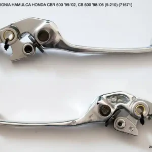 Nová Kolekce PSYCHIC brzdová páčka HONDA CBR 600 99-02, CB 600 HORNET 98-06, CBR 900 RR FIREBLADE 98-01, VTR 1000 FIRE STORM 97-02 (53170-MBW-006; 53170-MY9-861) barva stříbrná (DHH03SN) (5-210) (71671) = MC-08521