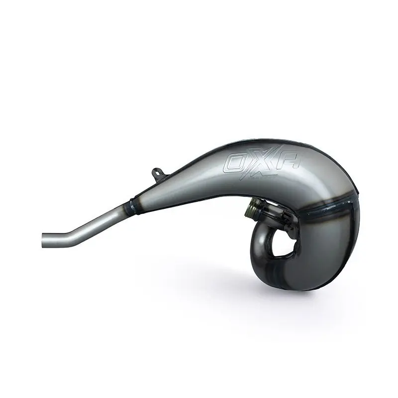 Autentický OXA FACTORY difuzor (TUBA rezonanční) FRONT EXHAUST PIPE závodní STEEL KTM EXC 250 / 300 TBI 24-, HUSQVARNA TE 250 / 300 24-, GAS GAS EC 250 / 300 24-