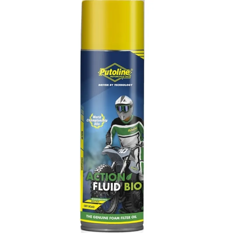Odeslání Ihned PUTOLINE ACTION FLUID BIO sprej AIR FILTER OIL kapalina pro namáčení vzduchového filtru 600ML (AKC)