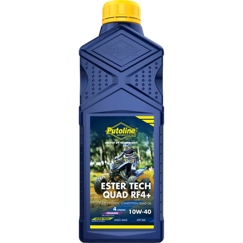PUTOLINE motorový olej 4T ESTER TECH QUAD RF4+ 10W40 1L (AKC) Bezpečná Platba