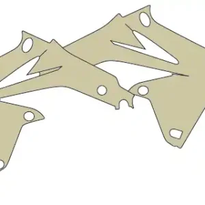 BLACKBIRD nálepky ochranné SUZUKI RMZ 450 08-09 Cenový Hit