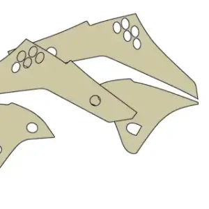 Objednat Nyní BLACKBIRD nálepky ochranné KAWASAKI KXF 450 09