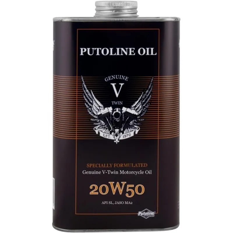 Top Prodej PUTOLINE motorový olej 4T GENUINE V-TWIN 20W-50 1L (AKC)