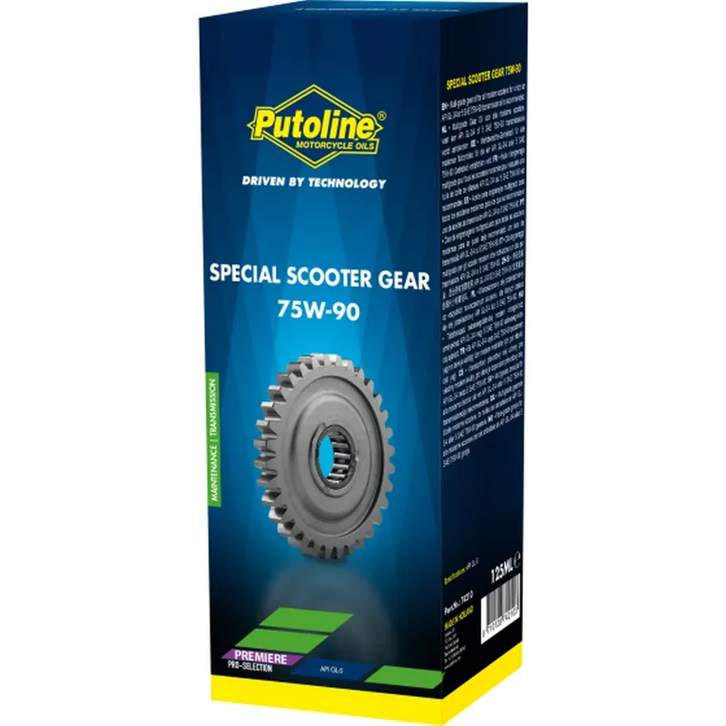 Exkluzivní PUTOLINE olej převodový SPECIAL SCOOTER GEAR 75W90 125ML (AKC)
