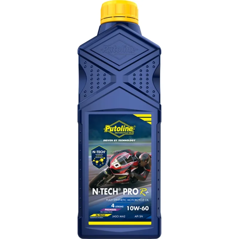 Originální PUTOLINE motorový olej 4T 100% syntetic N-TECH® PRO R+ 10W60 1L (AKC)