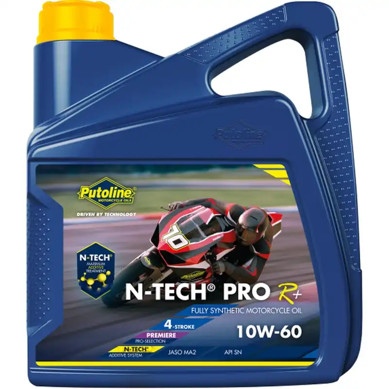 PUTOLINE motorový olej 4T 100% syntetic N-TECH® PRO R+ 10W60 4L (AKC) Profesionální