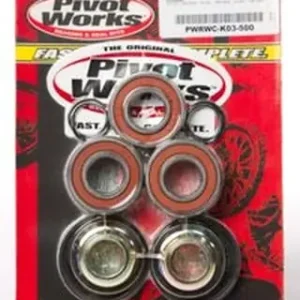 Hromadná Objednávka PIVOT WORKS sada ložisek s pouzdry vodotěsnými kola zadního KAWASAKI KX125 97-02, KX250 97-02, KX500 97-04