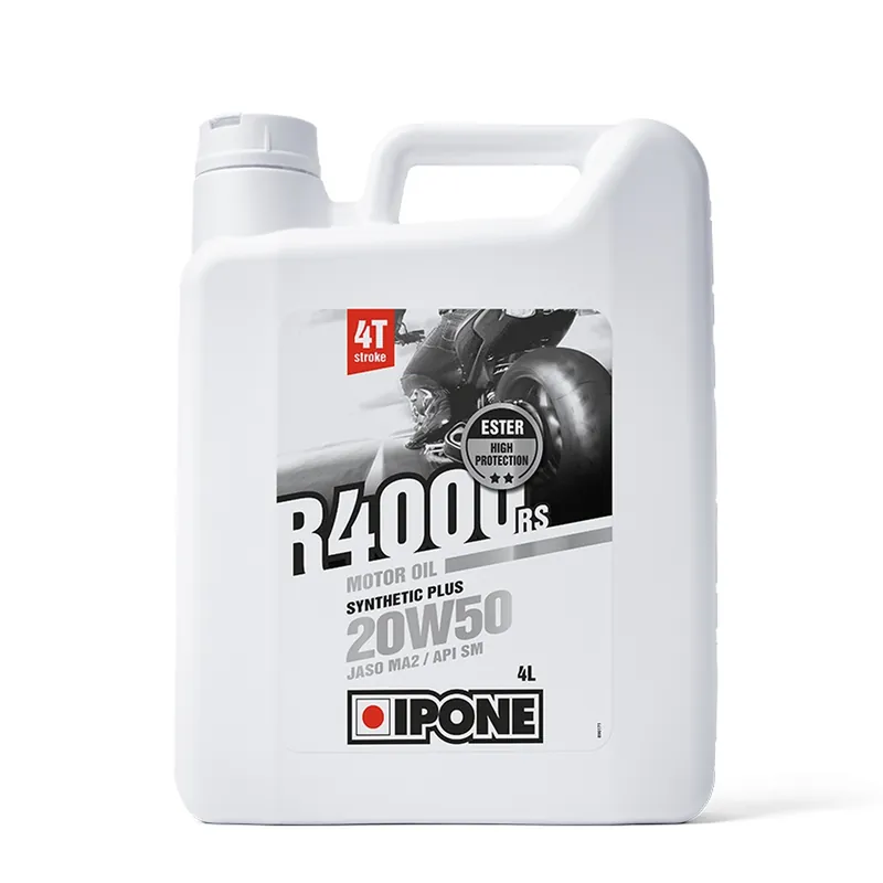 Zlevněný IPONE R4000 RS 20W50 motorový olej polosyntetické 4L (ESTER, MA2) (AKC) (6)