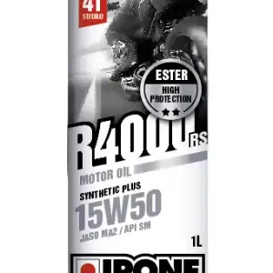 Novinka IPONE R4000 RS 15W50 motorový olej polosyntetické 1L (ESTER, MA2) (AKC) (15)