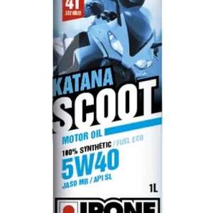 Expresní Doručení IPONE KATANA SCOOT 5W40 motorový olej pro skútry 100% syntetický 1L (AKC) (15)