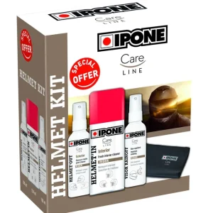 IPONE HELMET KIT sada pro péči o přilbu (HELMET OUT, HELMET IN, VISOR RAINOFF, MICROFIBRA) (CARELINE) (4) Nejlepší Volba