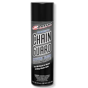 Vysoce Kvalitní MAXIMA závodní OILS mazivo syntetický do řetězu CLEAR SYNTHETIC CHAIN GUARD LARGE 513 ML (12) (AKC)